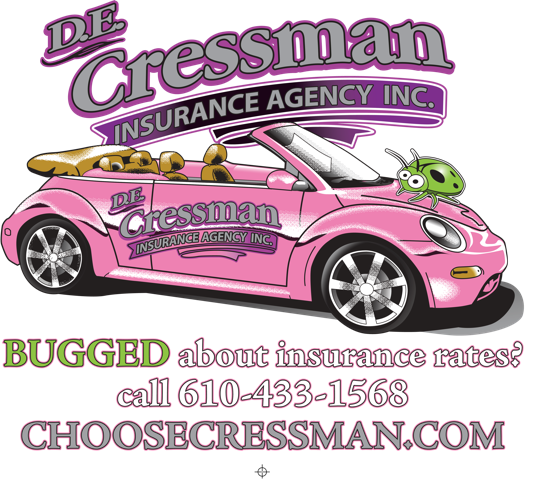 DE Cressman Pink Beetle Logo