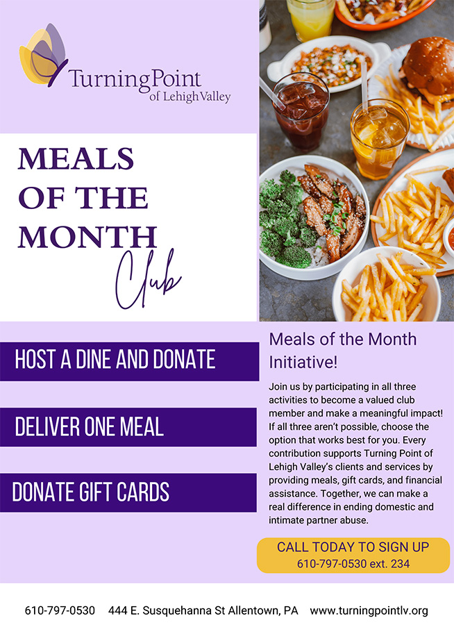 Meals of the Month Flyer