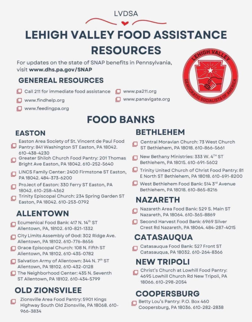 Lehigh Valley Food Assistance