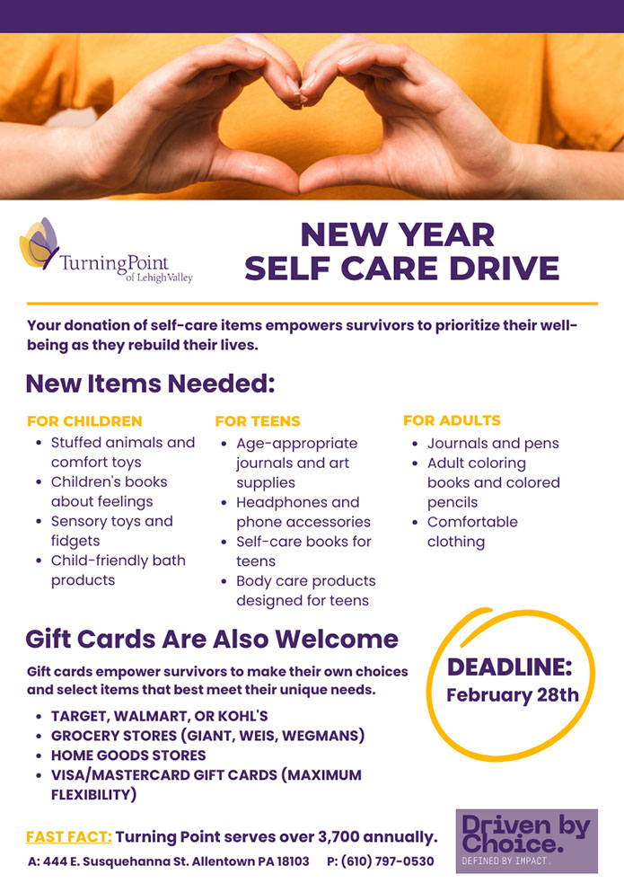 NEW YEAR, NEW YOU SELF CARE DRIVE