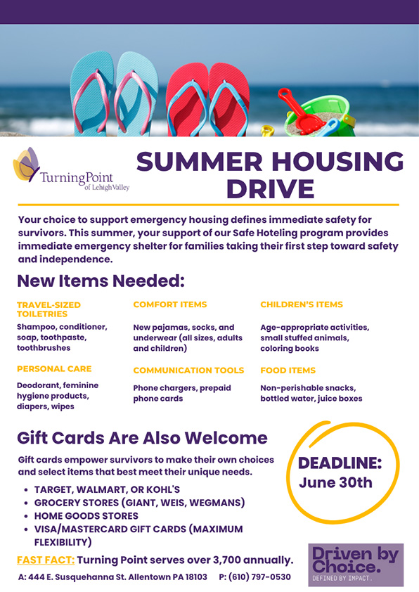 SUMMER HOUSING DRIVE