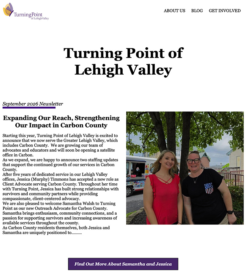 Turning Point Email Newsletter September 2026